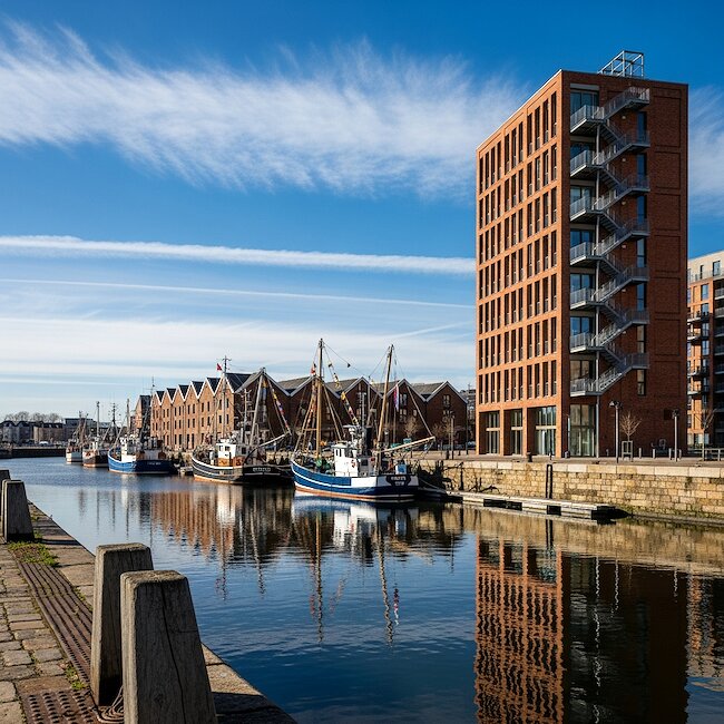 Fischereihafen in Cuxhaven