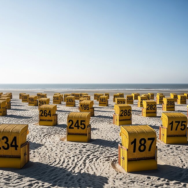 Nordseestrand in Cuxhaven-Duhnen Nordseestrand in Cuxhaven-Duhnen