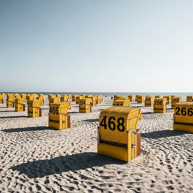 Nordseestrand in Cuxhaven-Duhnen Nordseestrand in Cuxhaven-Duhnen