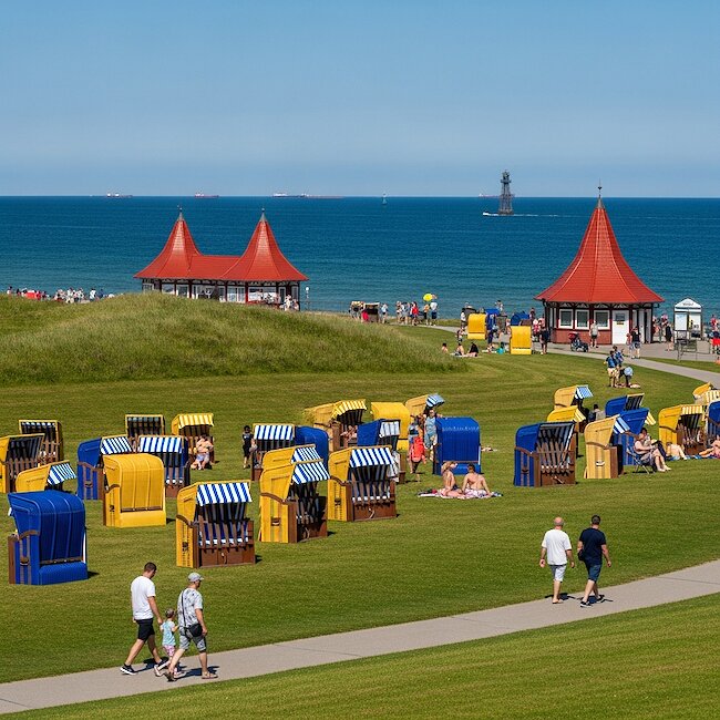 Strand in Cuxhaven Strand in Cuxhaven