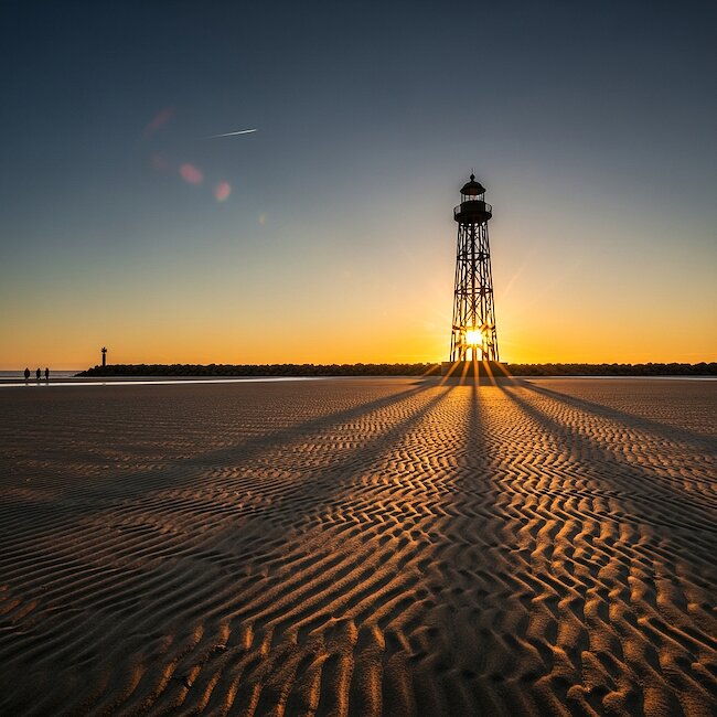 Kugelbake in Cuxhaven Kugelbake in Cuxhaven