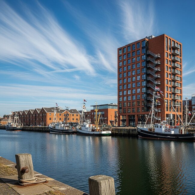 Fischereihafen in Cuxhaven