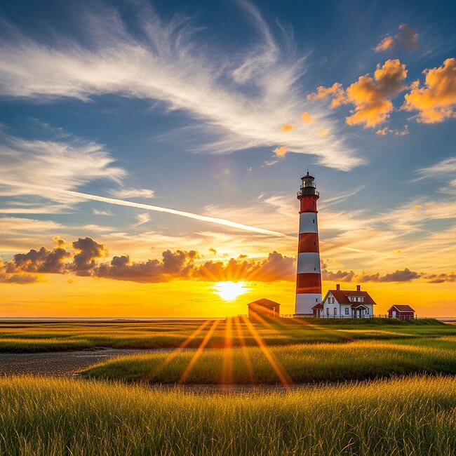 Westerhever Leuchtturm bei St. Peter-Ording
