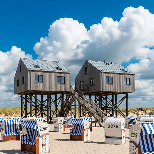 Ferienwohnugen und Ferienhäuser in Schleswig-Holstein für Ihren Urlaub in St. Peter Ording