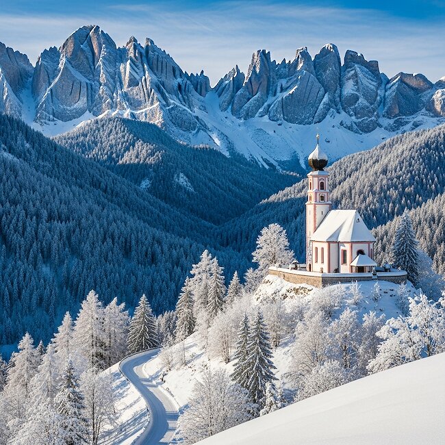 Watzmann in Berchtesgaden im Winter