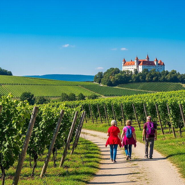 Schloss Staufenberg bei Durbach im Schwarzwald