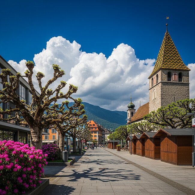 Hafenpromenade in Lindau