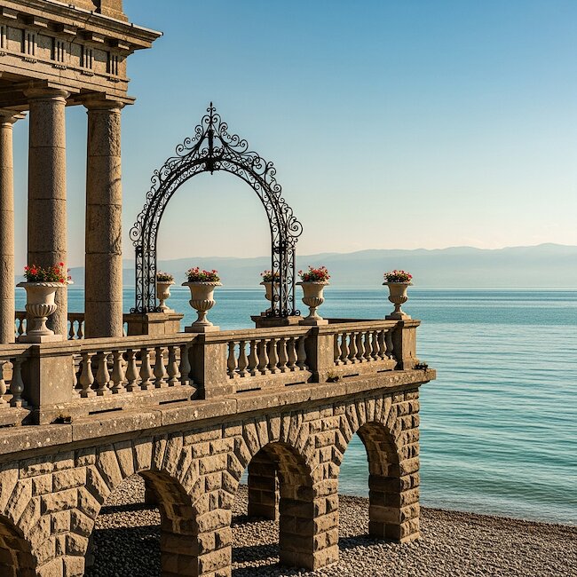 Schloss-Steg in Friedrichshafen