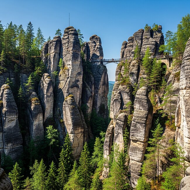 Nonnenfelsen im Zittauer Gebirge