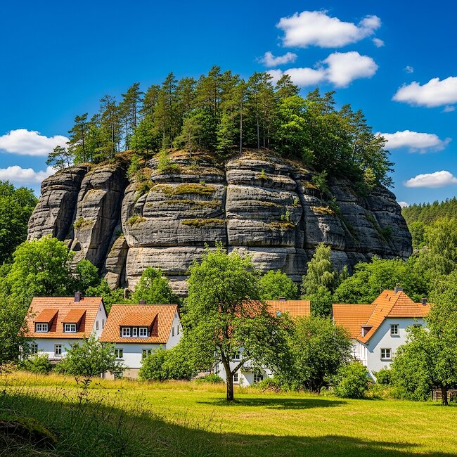 Kurort Oybin im Zittauer Gebirge