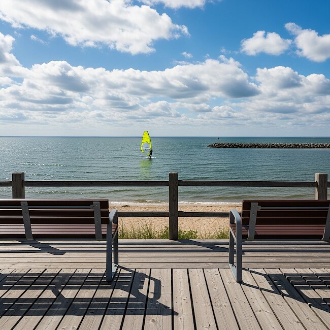 Ostsee-Promenade in Süssau (Heringsdorf)