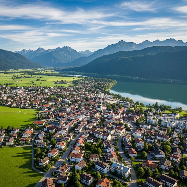 Blick über den Schliersee