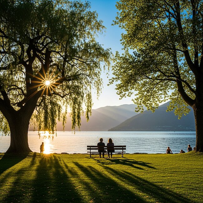 Abendstimmung am Tegernsee