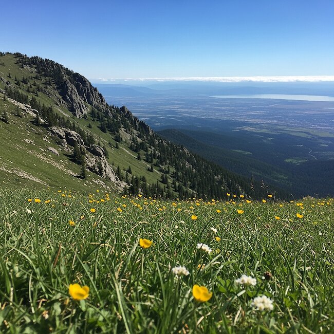 Blick auf den Kratzer beim Tegernsee