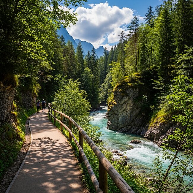 Bodensee-Königssee-Radweg Bei Bad Reichenhall