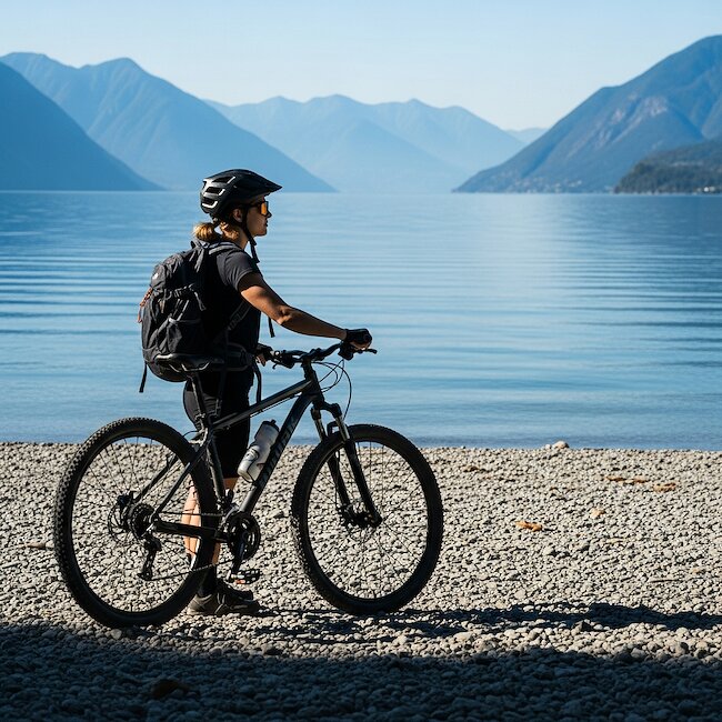 Mountainbiking am Chiemsee
