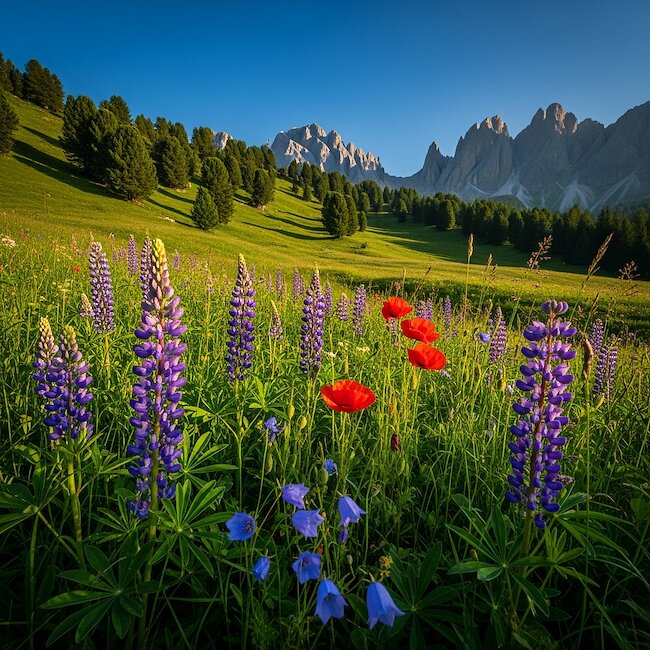 Alpenwiese in Bayern