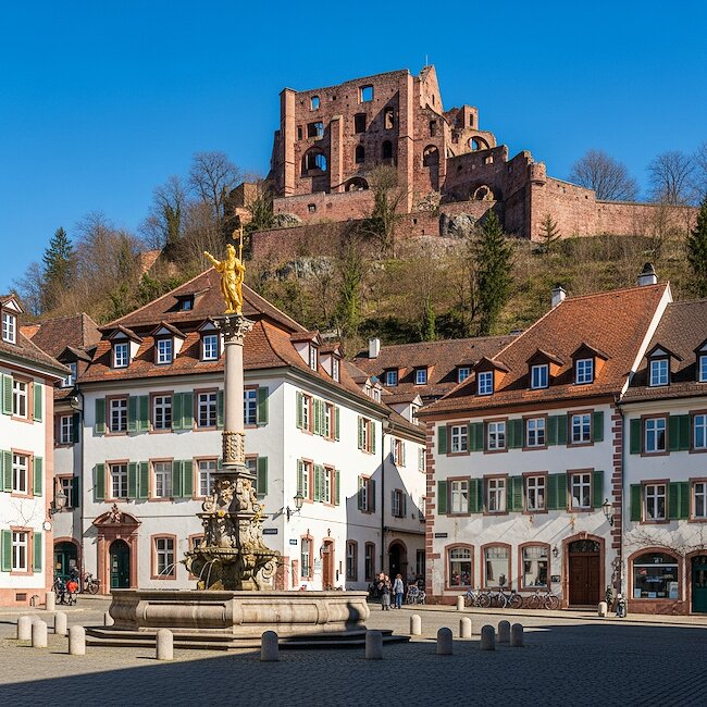 Madonnastatue in Heidelberg Madonnastatue in Heidelberg