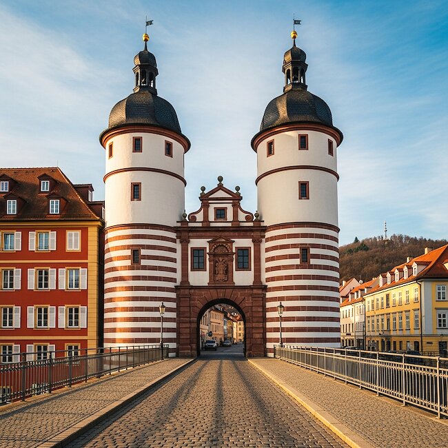 Karl-Theodor-Brücke in Heidelberg Karl-Theodor-Brücke in Heidelberg