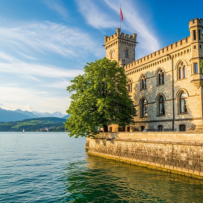 Schloss Montfort in Langenargen am Bodensee