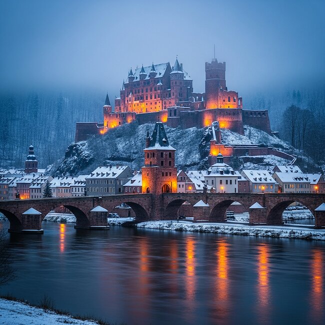 Heidelberg im Winter