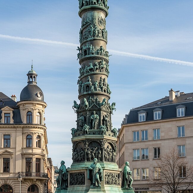 Historiensäule in Koblenz