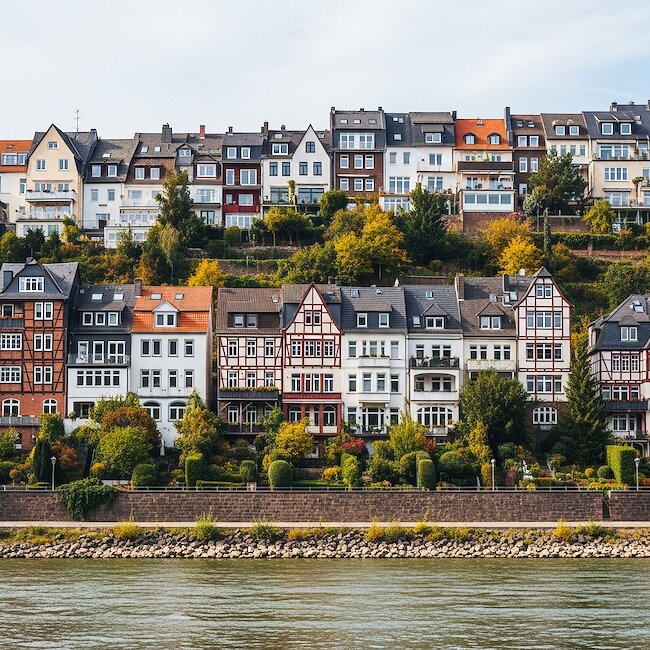 Rheinufer in Koblenz