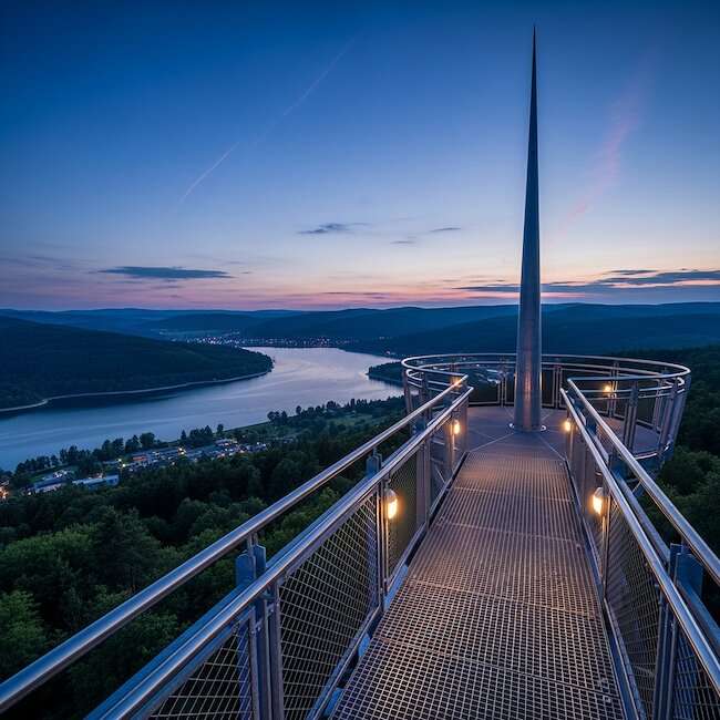 Aussichtsplattform Biggeblick bei Attendorn Aussichtsplattform Biggeblick bei Attendorn