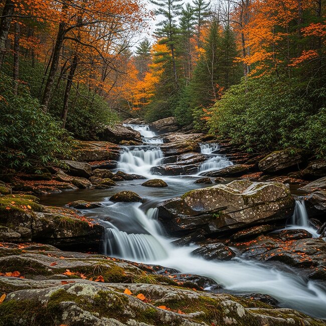 Bodewasserfälle bei Braunlage im Herbst Bodewasserfälle bei Braunlage im Herbst