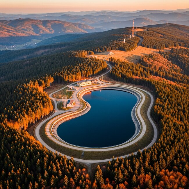 Luftaufnahme vom Wurmberg Skigebiet bei Braunlage Luftaufnahme vom Wurmberg Skigebiet bei Braunlage