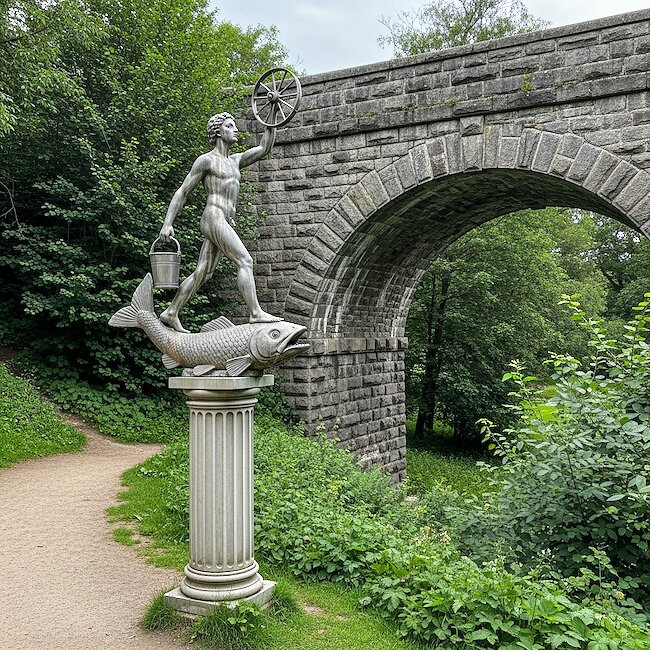 Sachsengott Krodo am Burgberg in Bad Harzburg