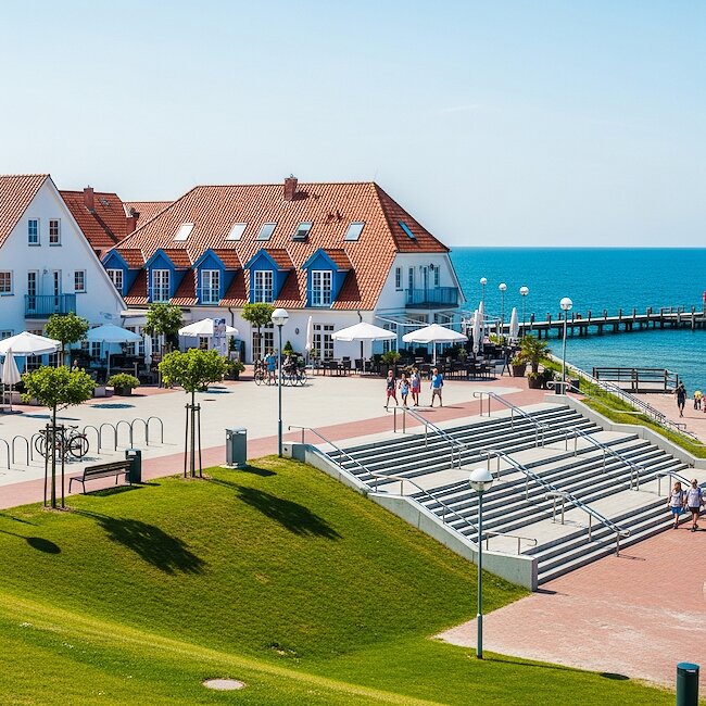 Hafenpromenade in Rerik Hafenpromenade in Rerik