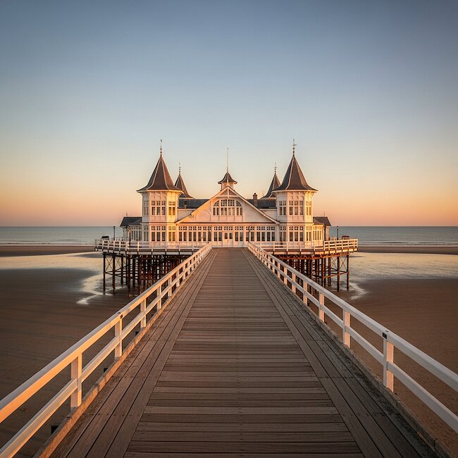 Seebrücke in Sellin auf Rügen