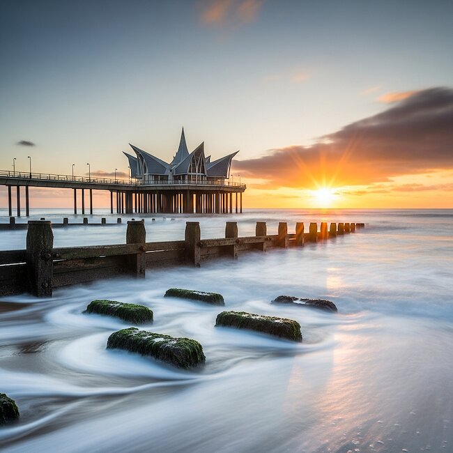 Seebrücke in Heringsdorf auf Usedom