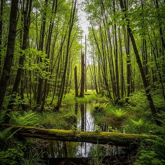Feuchtgebiet im Müritz-Nationalpark