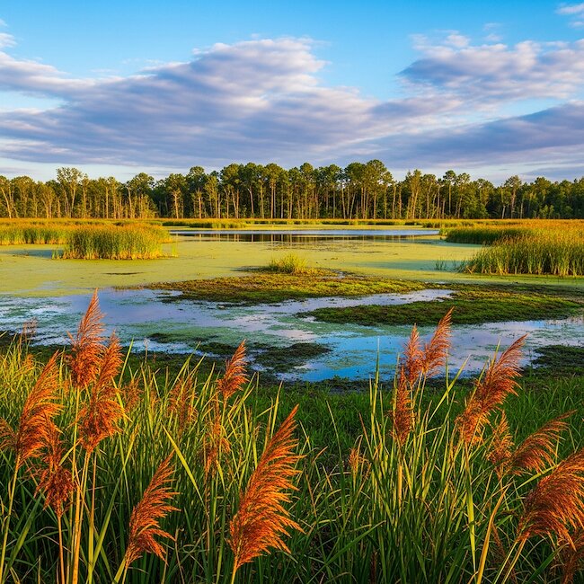 Günnemoor im Abendlicht
