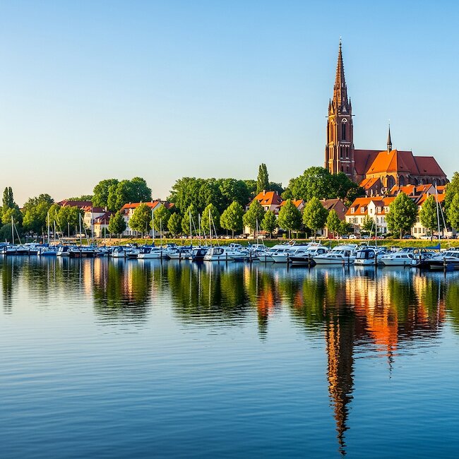 Panorama von Röbel an der Müritz