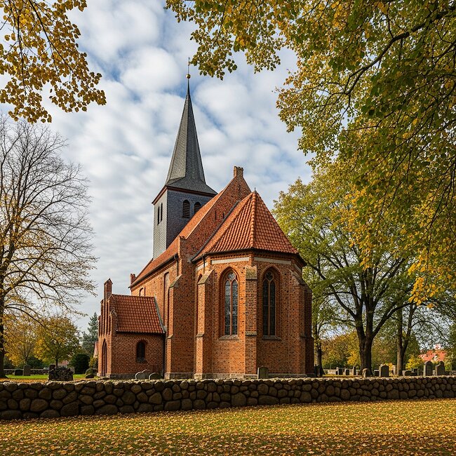 Oktogonkirche bei Ludorf nahe Röbel