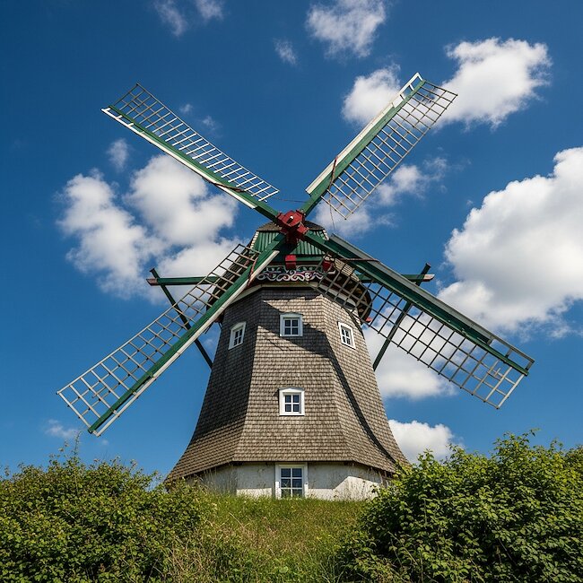 Windmühle in Röbel an der Müritz