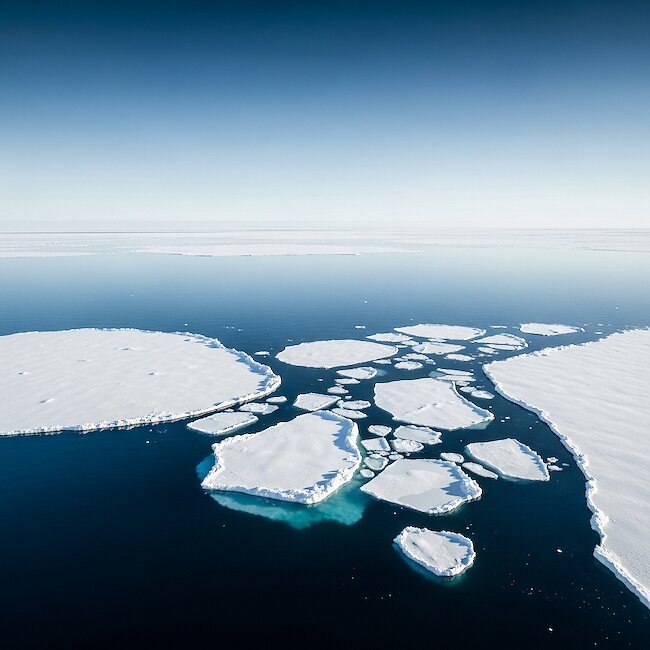 Winterlandschaft am Haff in Mönkebude