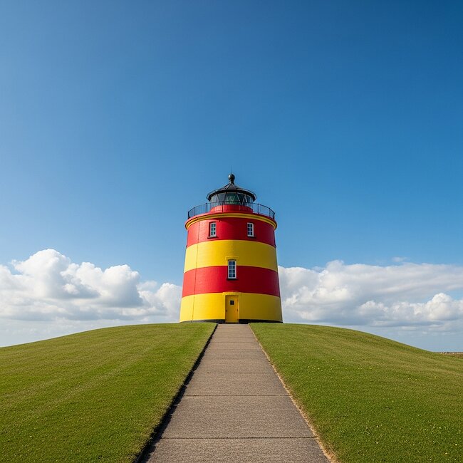 Leuchtturm in Pilsum in Krummhörn