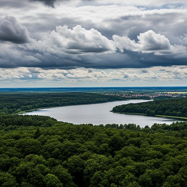 Blick über den Krakower See