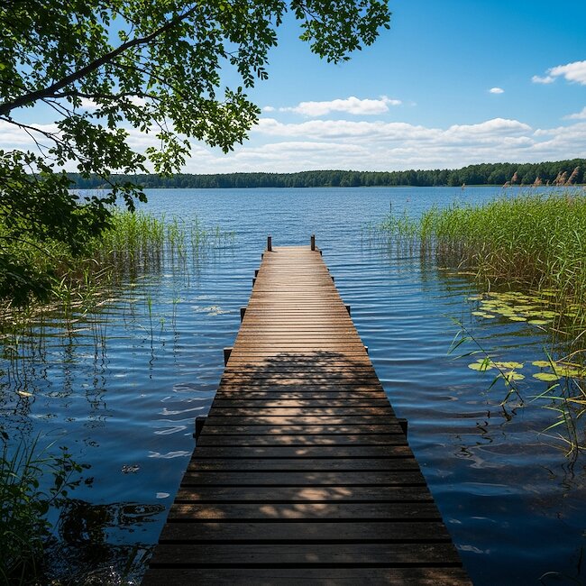 Bootsanleger am Krakower See
