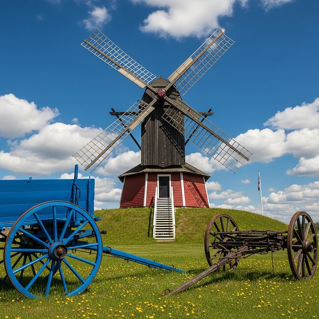 Bockwindmühle in Dornum