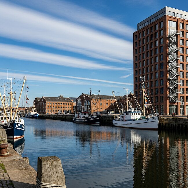 Fischereihafen in Cuxhaven
