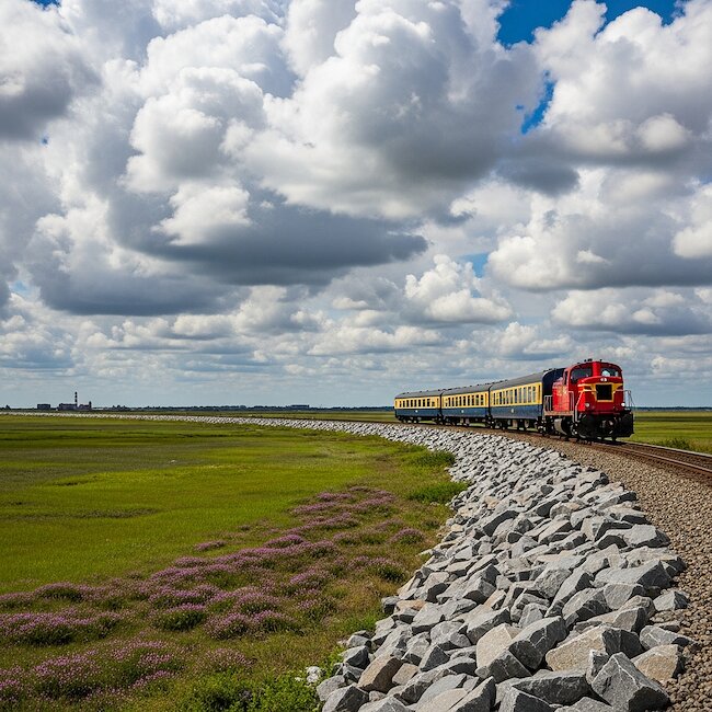 Inselbahn auf Wangerooge