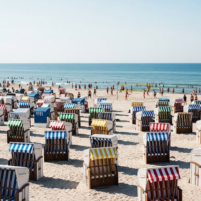 Badestrand auf Wangerooge