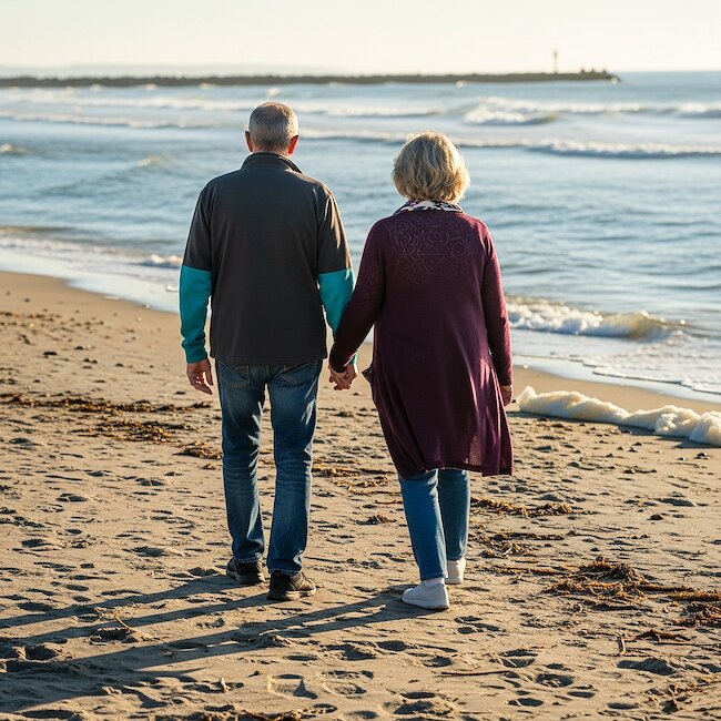 Strandspaziergang in Swinemünde