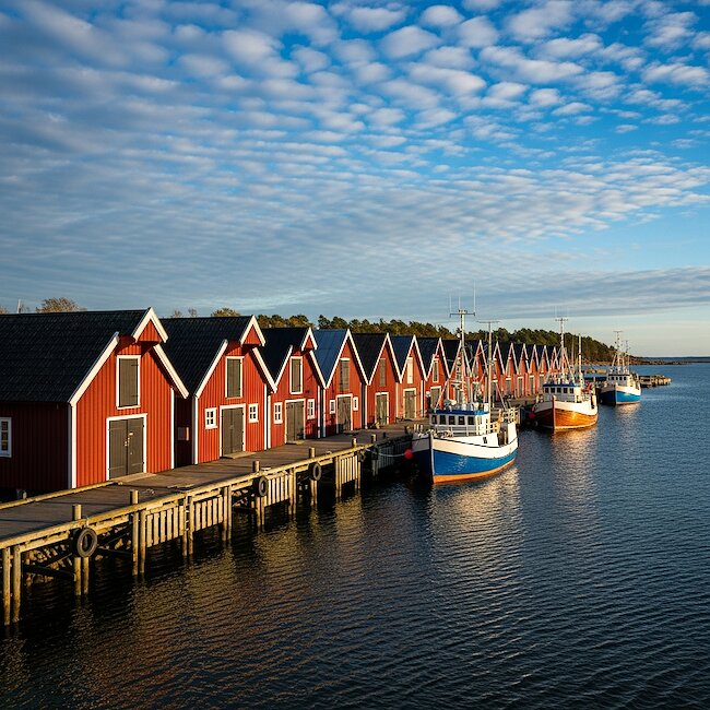 Fischereihafen in Boltenhagen