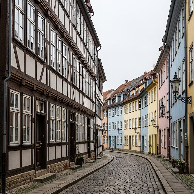 Altstadtstraße in Wolgast Altstadtstraße in Wolgast